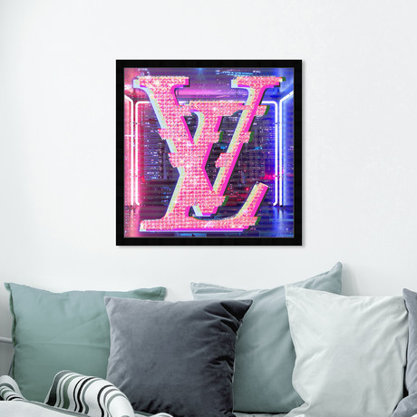 French Saying in Neon Lights (26"H x 26"W)