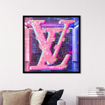 French Saying in Neon Lights (26"H x 26"W)