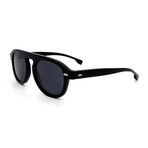 Hugo Boss // Men's 1000-S-0807 Sunglasses // Black + Gray