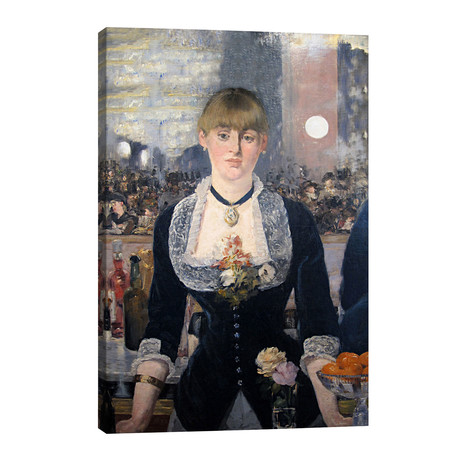 A Bar at The Folies Bergere // Edouard Manet (26"W x 40"H x 1.5"D)