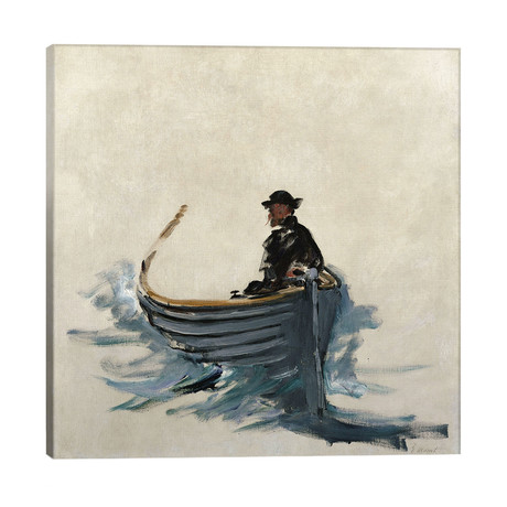 Study for The Escape of Rochefort, 1881 // Edouard Manet (26"W x 26"H x 1.5"D)