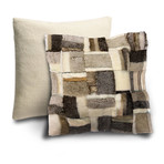 Tango Pillow Cover // Taupe Neutral (13"L x 21"W)