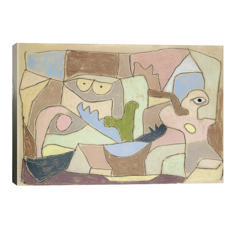 Also True of Plants (Gilt Auch Fur Pflanzen) 1932 // Paul Klee (40"W x 26"H x 1.5"D)