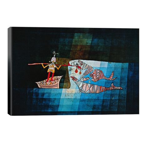 Sinbad The Sailor // Paul Klee (40"W x 26"H x 1.5"D)