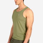 Aero Mesh Tank // Army (M)