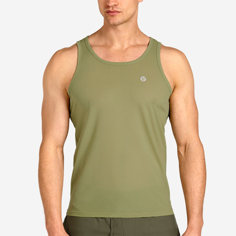 Aero Mesh Tank // Army (XS)