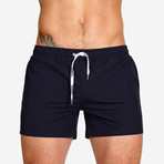 Grid Swim Short // Navy (XL)