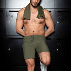 Track Short // Olive (L)