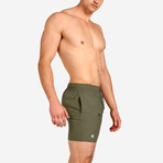 Track Short // Olive (L)