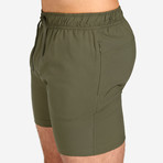 Track Short // Olive (L)