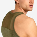 Duo Net Tank // Olive (XS)