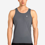 Aero Mesh Tank // Gunmetal (XS)