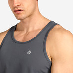 Aero Mesh Tank // Gunmetal (XS)