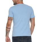 Crewneck T-Shirt // Blue (L)