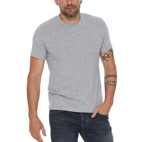 Dante Round Neck Shirt // Gray (Small)