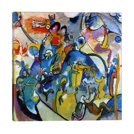 All Saints Day II // Wassily Kandinsky (26"W x 26"H x 1.5"D)