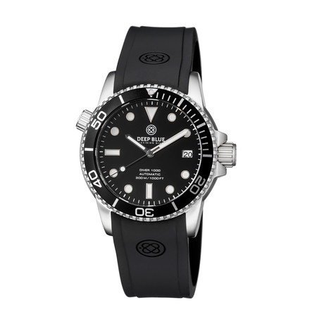 Deep Blue Diver 1000 40mm Automatic // DVR403BLK