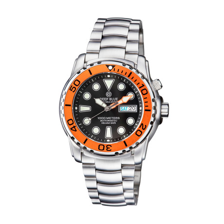 Deep Blue Pro Sea Diver Automatic // PSD1KORGBLACK