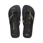 Top Logo Mania Sandal // Black (US: 8)