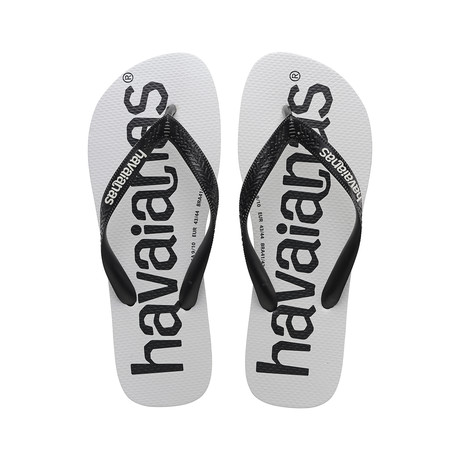 Top Logo Mania Sandal // Black + White (US: 8)