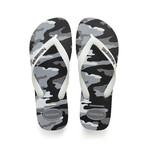 Top Camo Sandal // Steel Gray + White (US: 8)