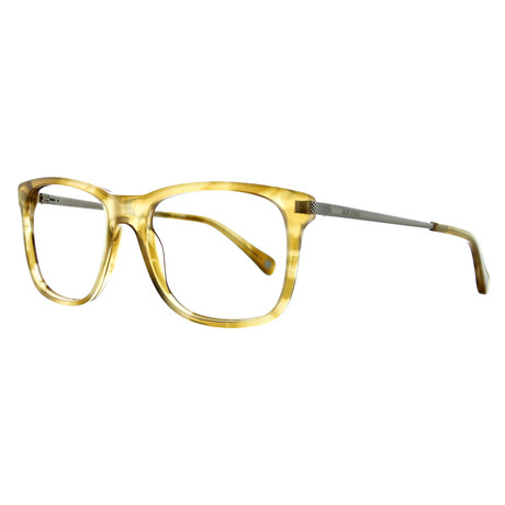 Men's Finch Square Optical Frames // Straited Blonde