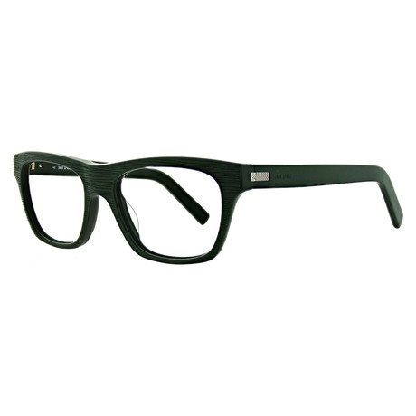 Men's Jonathan Square Optical Frames // Matte Green