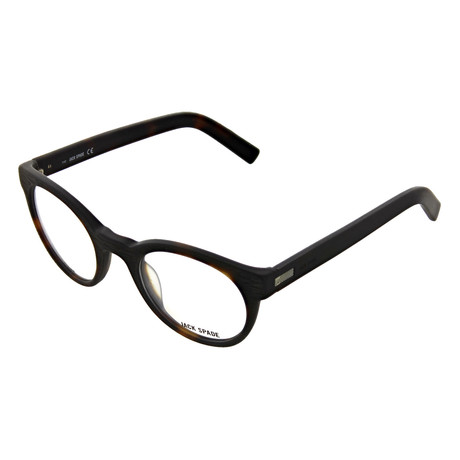 Men's Jeffrey Circle Optical Frames // Matte Dark Tortoise