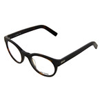 Men's Jeffrey Circle Optical Frames // Matte Dark Tortoise