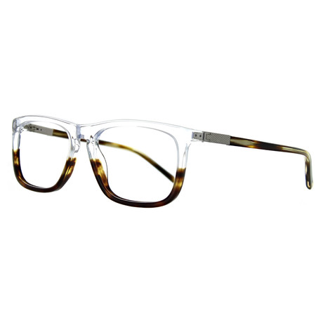 Jack Spade // Men's Holmes Round Optical Frames // Tortoise + Clear Fade