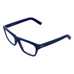 Men's Jonathan Square Optical Frames // Matte Blue