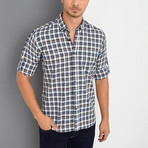 Spencer Button-Up Shirt // Brown (3X-Large)