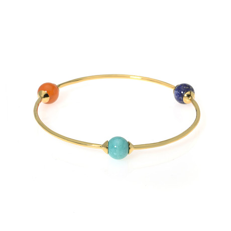 Ippolita 18k Yellow Gold Turquoise Nova Bracelet // Store Display