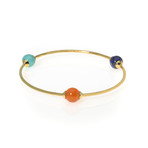 Ippolita 18k Yellow Gold Turquoise Nova Bracelet // Store Display