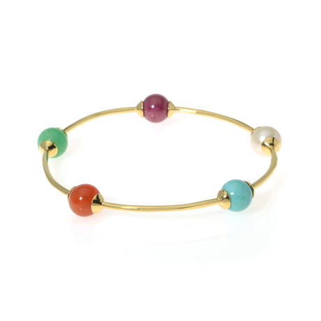 Ippolita 18k Yellow Gold Turquoise Nova Bracelet II