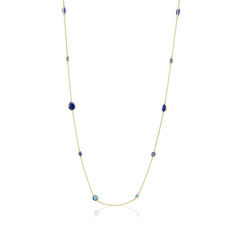 Ippolita 18k Yellow Gold Iolite Rock Candy Necklace