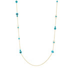 Ippolita 18k Yellow Gold Turquoise Nova Necklace I // Store Display