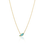 Ippolita 18k Yellow Gold Turquoise Prisma Necklace