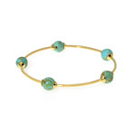 Ippolita 18k Yellow Gold Turquoise Nova Bracelet III