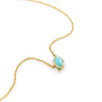 Ippolita 18k Yellow Gold Turquoise Prisma Necklace