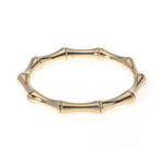 Gucci 18k Yellow Gold Bamboo Bracelet II // Store Display