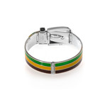 Gucci Sterling Silver Stripe Bracelet // Store Display