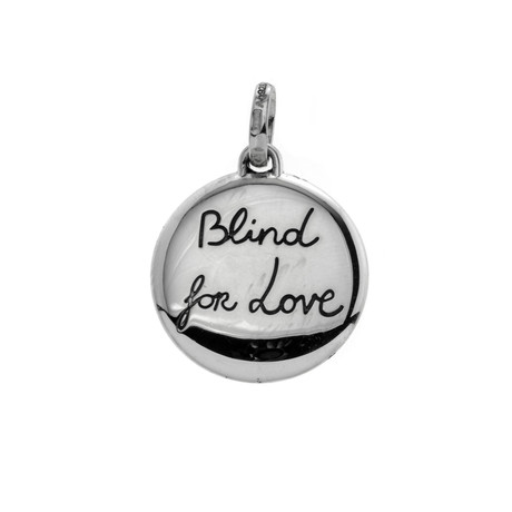 Gucci Sterling Silver Blind For Love Charm