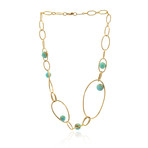 Ippolita 18k Yellow Gold Turquoise Nova Necklace II // Store Display