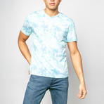Short-Sleeve Knit Tye Dye T-Shirt // Blue (2XL)