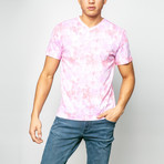 Short-Sleeve Knit Tye Dye T-Shirt // Purple (2XL)