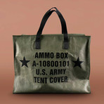 Ammobox Tote Bag // Vintage Khaki
