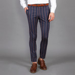 Daniel Pant // Dark Blue + Camel (31WX34L)