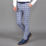 Checkered Pant // Indigo (34WX34L)