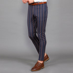 Daniel Pant // Dark Blue + Camel (30WX34L)